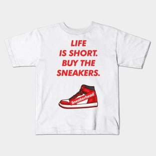 Hypebeast Red Sneaker Kids T-Shirt